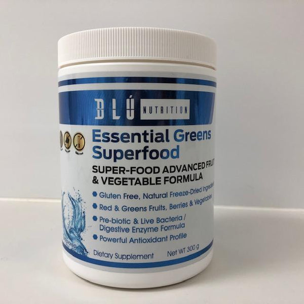 Blu Nutrition 300g 30 servings Essential Greens Superfood