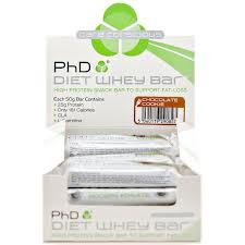 PhD Diet Whey Bars (12 Bars - Full Box)