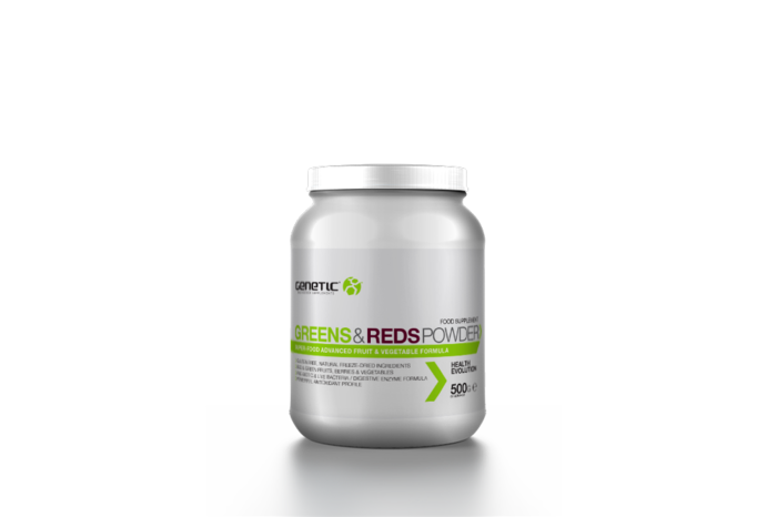 Genetic GREENS & REDS POWDER + FREE NI Shaker