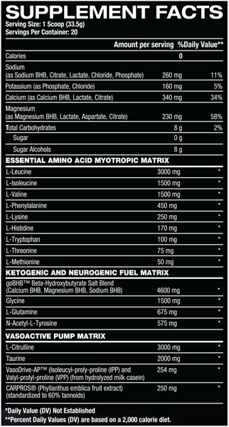 Granite Supplements Keto Factor X - 670g