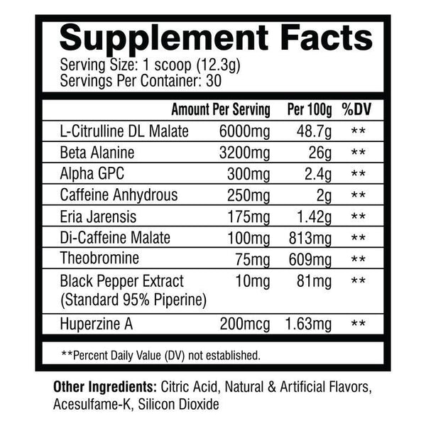 Muscle Rage Limitless Pre Workout 30 servings