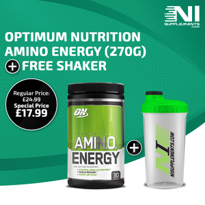 Optimum Nutrition Amino Energy (270g) + Free Shaker