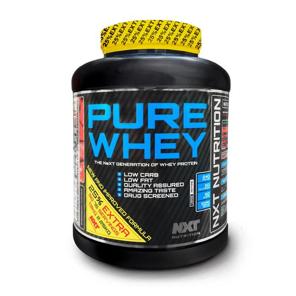 NXT PURE WHEY 25% extra free + Shaker
