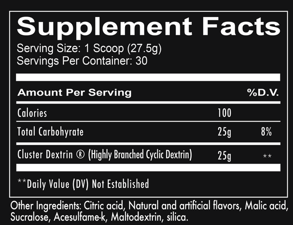 Redcon1 CLUSTER BOMB - INTRA/POST WORKOUT CARBS 825g (30 servings)