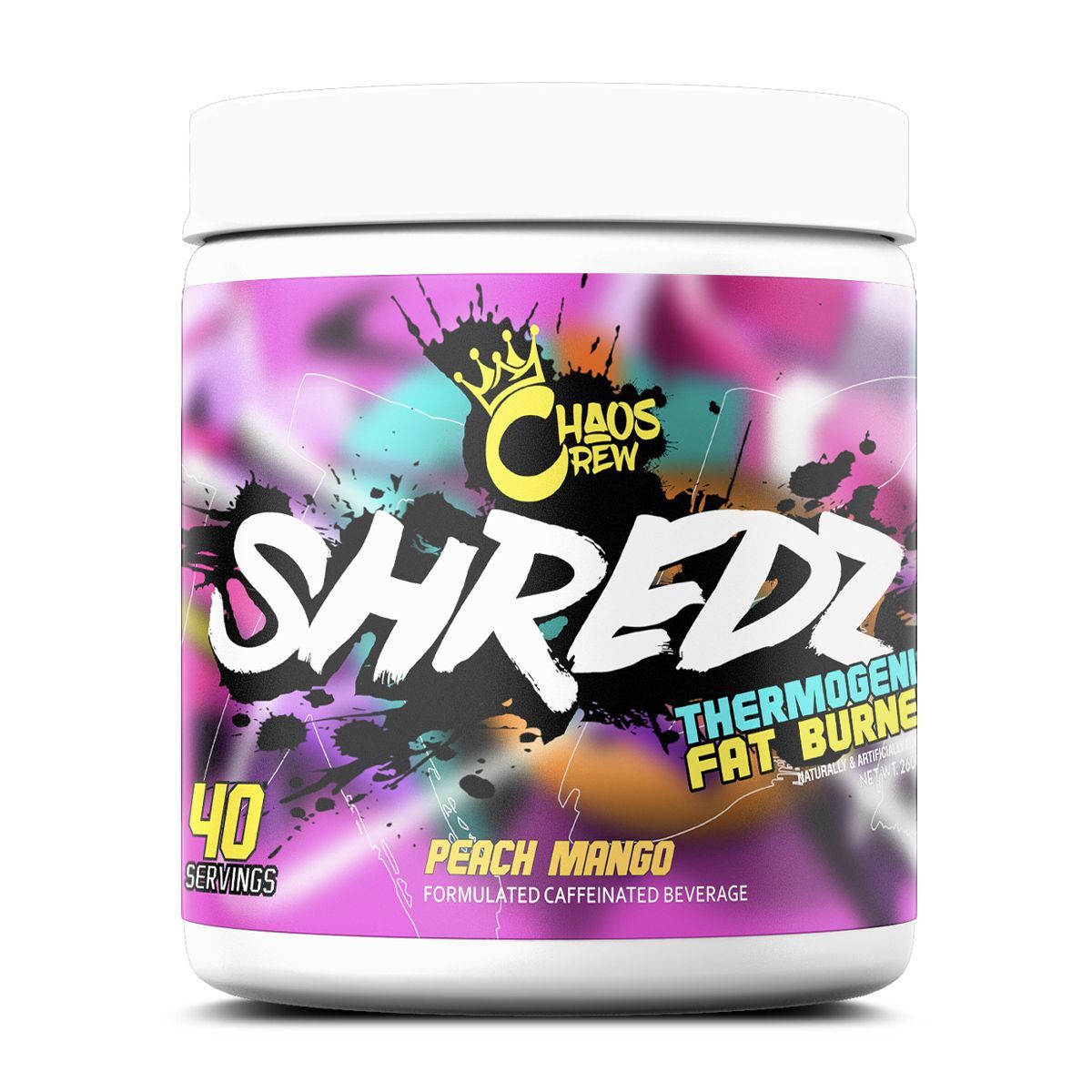 Chaos Crew Shredz Peach Mango 40 servings