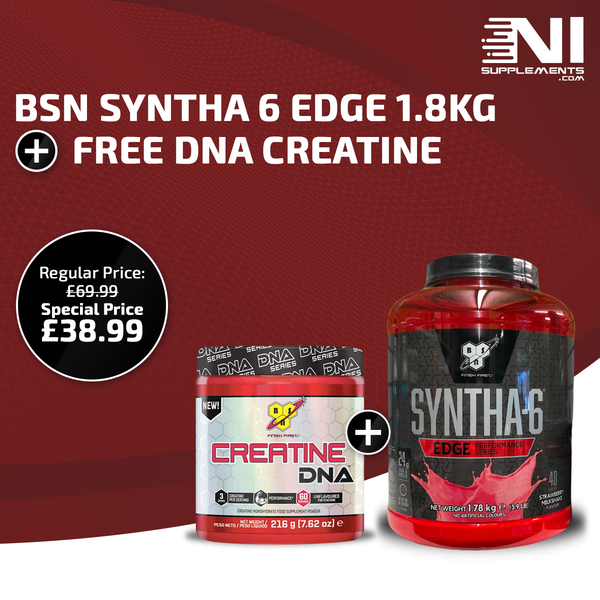 BSN Syntha 6 Edge 1.8kg + Free BSN Gym Bag